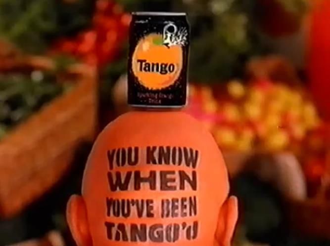 Orange Tango Man 90s Advert