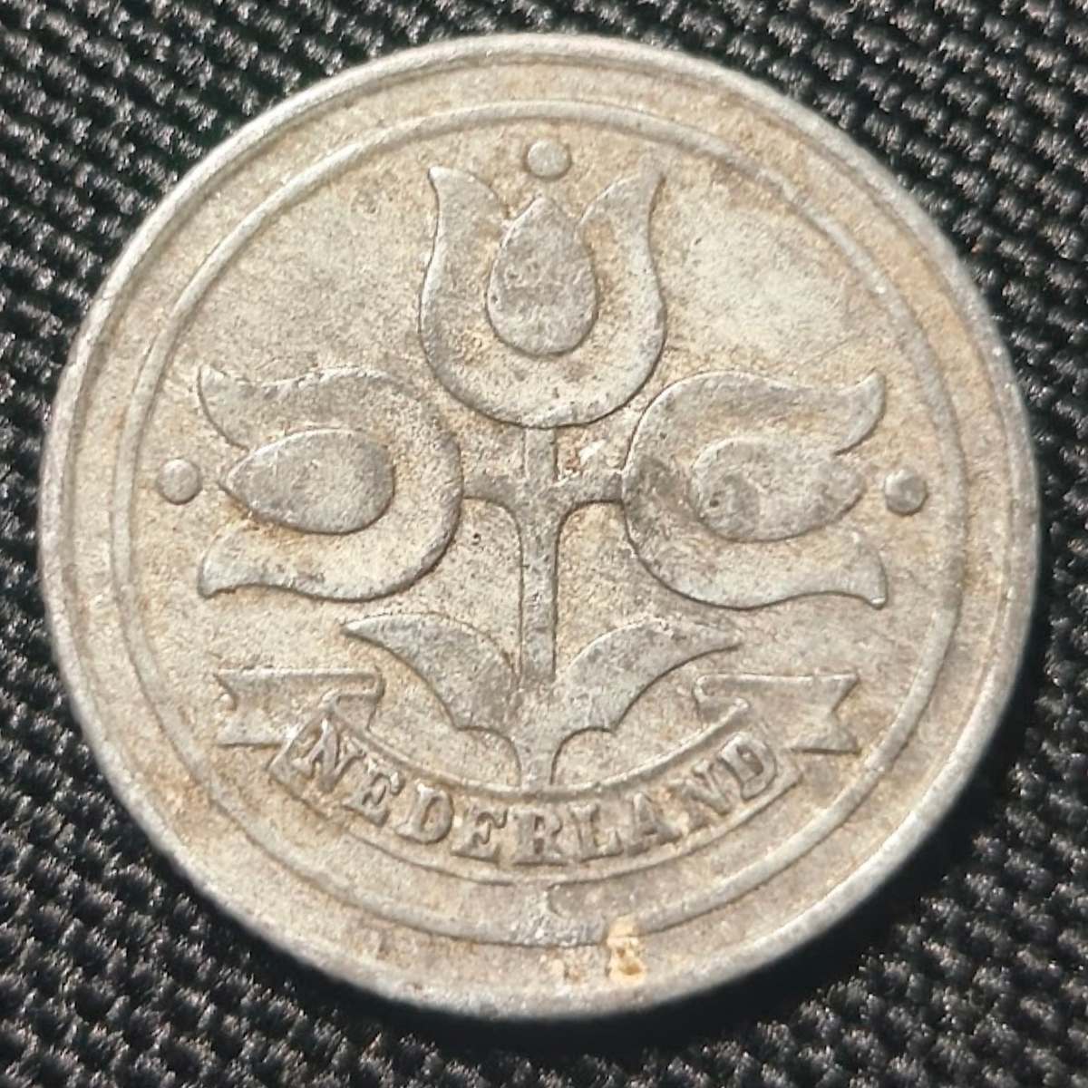 1942 Netherlands East Indies 10 Cents – WWII Emergency Issue Obverse