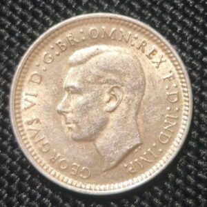1944-S Australia Threepence – George VI Observe