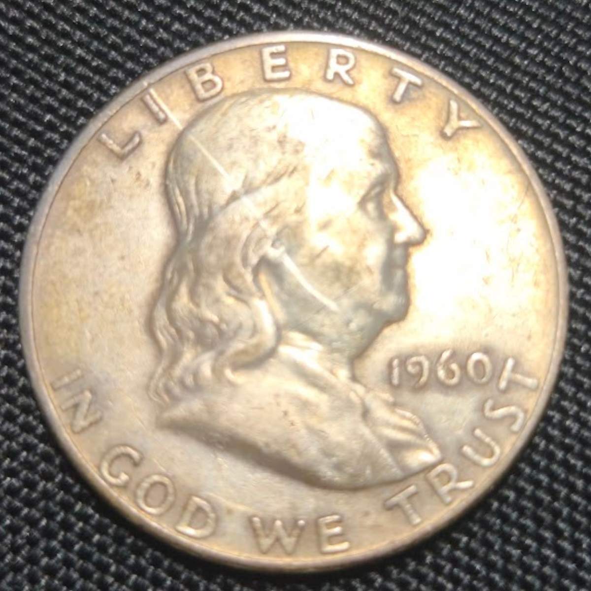 1960 United States Half Dollar – Franklin Type (90% Silver) Front