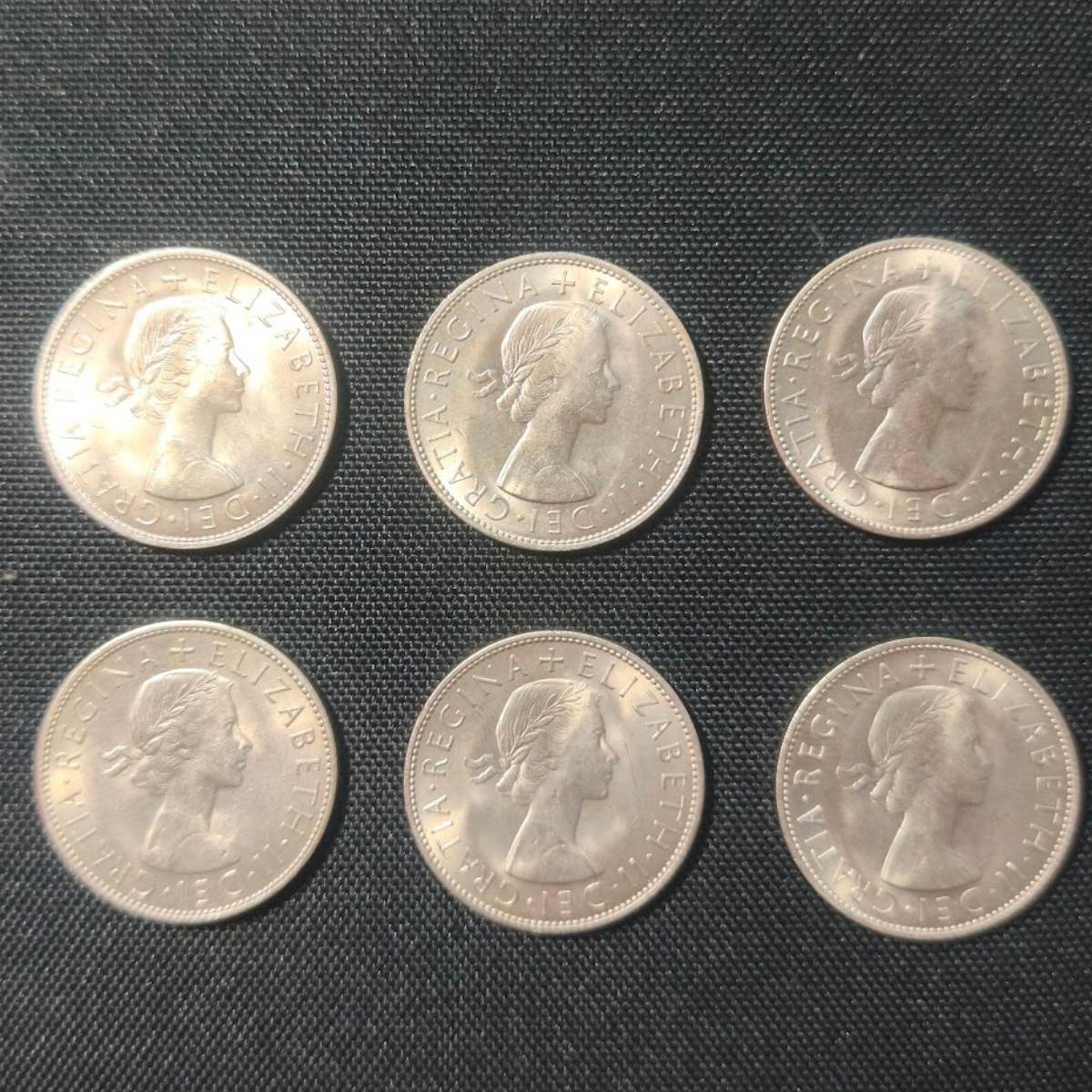 1967 Half Crown Elizabeth II Front