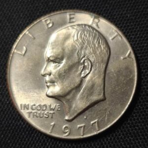 1977 United States One Dollar – Eisenhower Type Commemorative Front