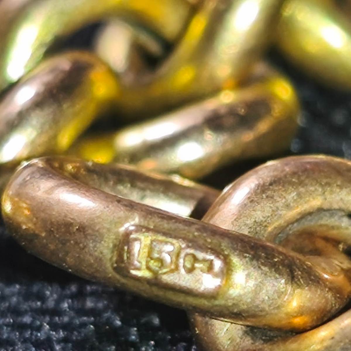 Antique 15ct Gold Curb Bracelet with Heart Padlock – Pre-1932 | Solid Gold | 19g - Image 2