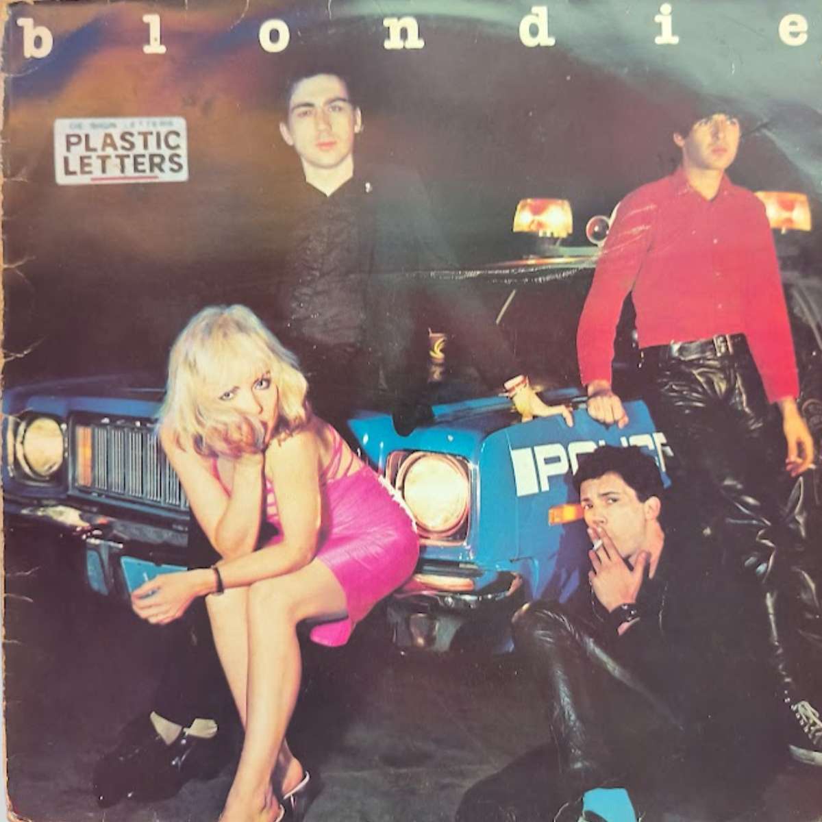 Blondie Plastic Letters 1978 UK Vinyl LP Chrysalis CHR 1166 Front Cover