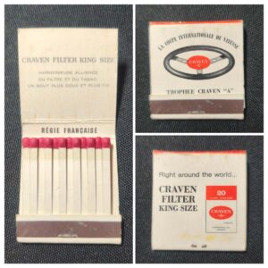 Craven “A” Matchbook – Trophée de Vitesse Racing Promo