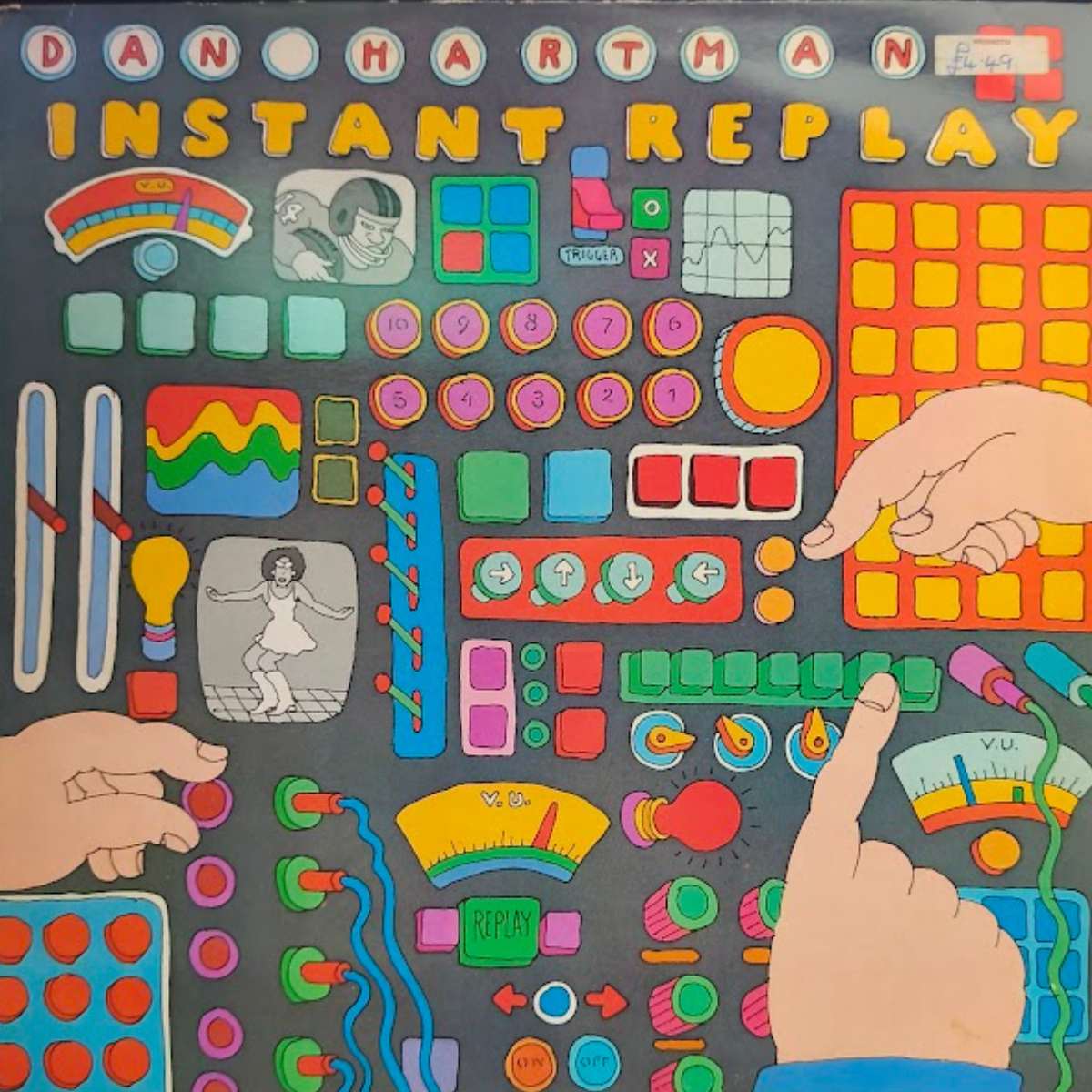 Dan Hartman – Instant Replay 1978 UK Vinyl LP Front Cover