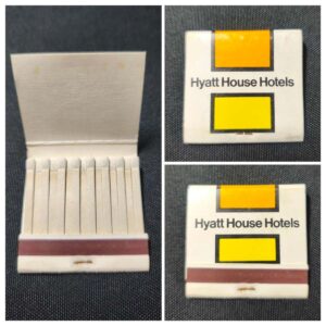 Hyatt House Hotels Matchbook – Vintage California Collectable (1960s–70s)