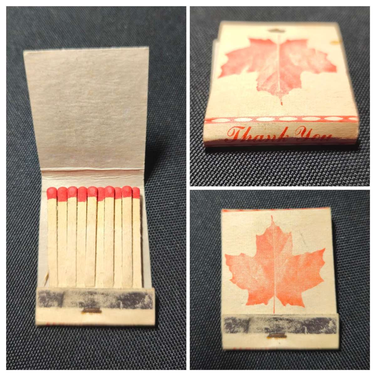 Maple Leaf Matchbook Vintage Canadian Collectable