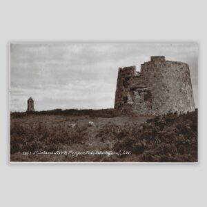 Milestone Tower & Pepper Pot, Blackgang, Isle of Wight (c.1920s Real Photo Postcard | Sweetman “Sunshine” Series | 3863)