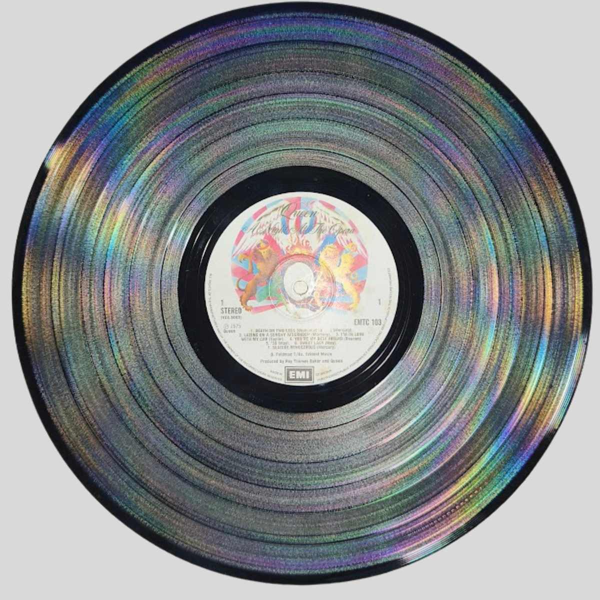Queen A Night at the Opera 1975 Vinyl YAX 5063-2 YAX 5064-3 Side 1