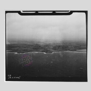 RAF Reconnaissance Photograph – Normandy Coastline (Frame 129 – 19 June 1944)