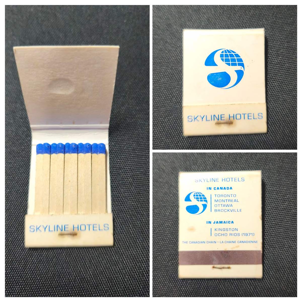 Skyline Hotels Matchbook – International Travel Collectable (1970s–80s)