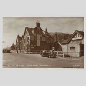 The Bailie Nicol Jarvie Hotel, Aberfoyle Real Photo Postcard Front