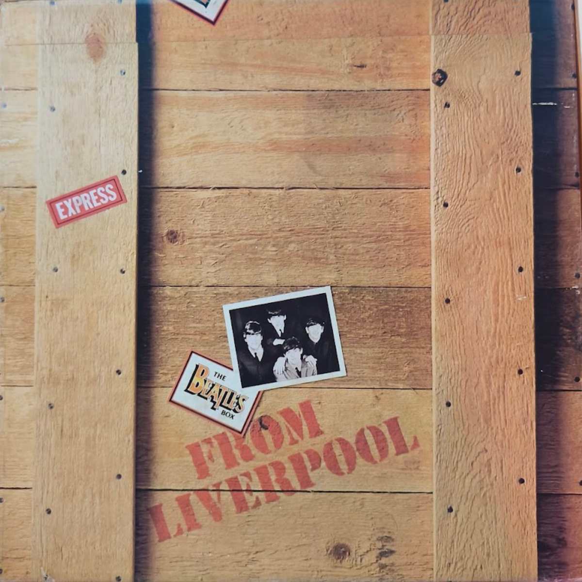 The Beatles From Liverpool Vinyl Boxset SM701/8 Back Cover of Boxset