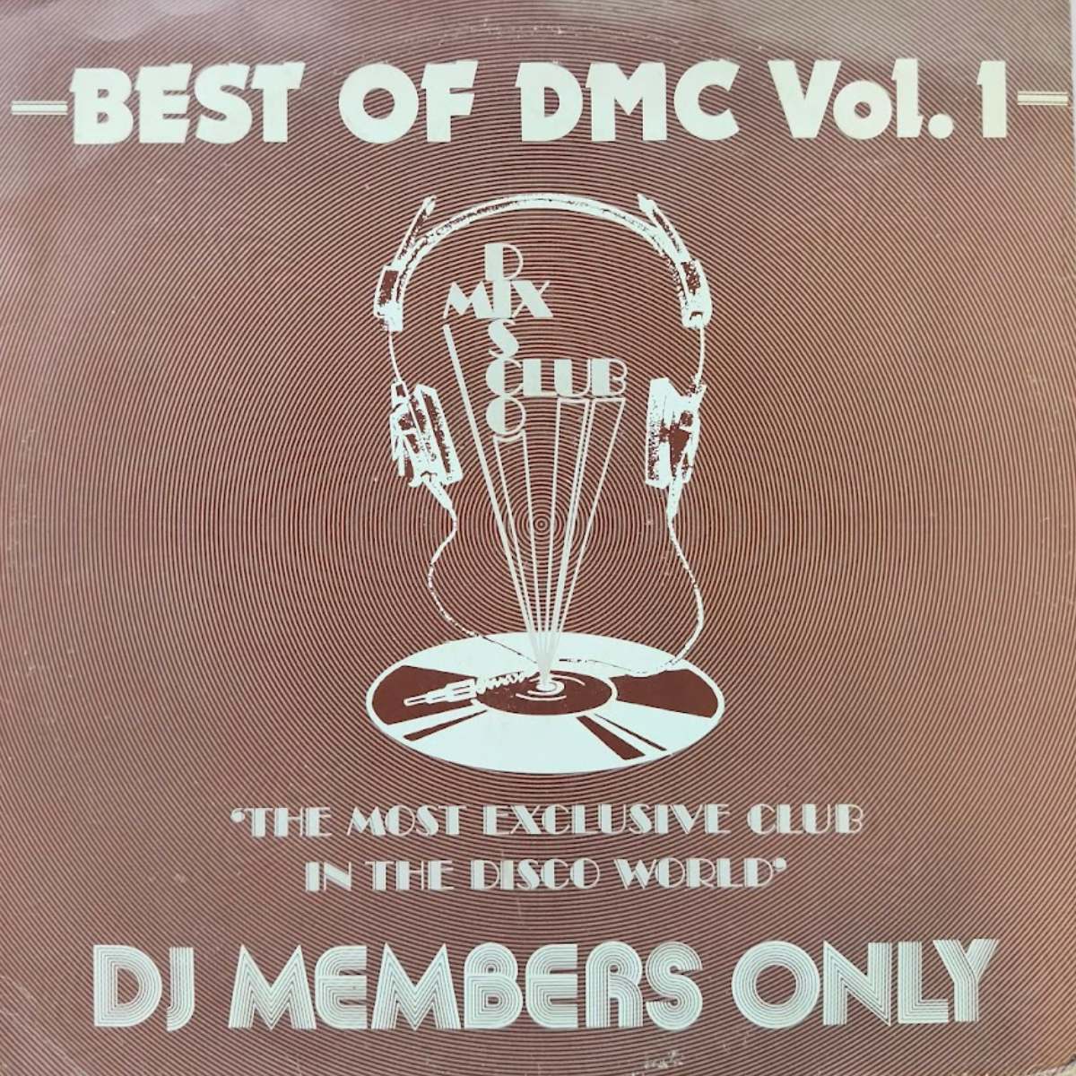 The Best of DMC Volume 1 Vinyl LP Front Cover