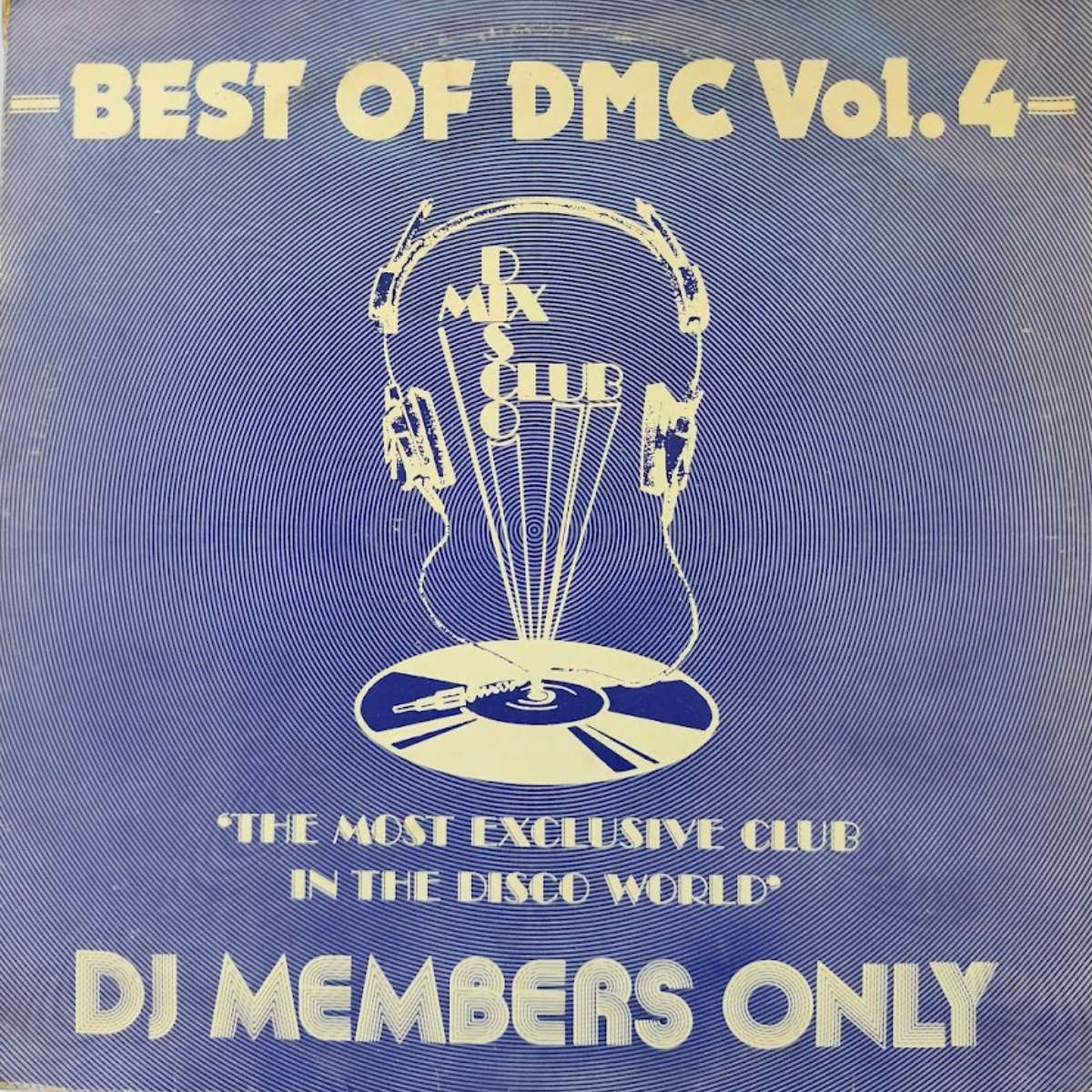 The Best of DMC Volume 4 Vinyl LP Front Cover