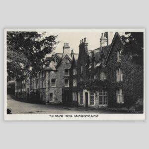 The Grand Hotel, Grange-over-Sands – Real Photo Postcard | RP | c.1930s–40s Front