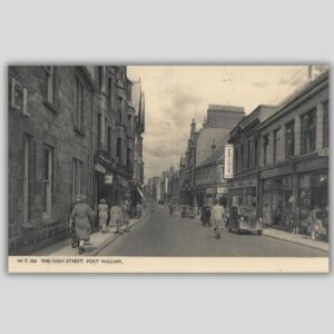 The High Street, Fort William – Vintage Photo Postcard