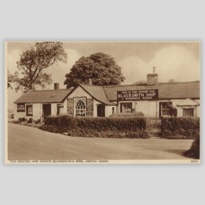 The Original & Famous Blacksmith’s Shop – Gretna Green (Vintage RP Postcard Front