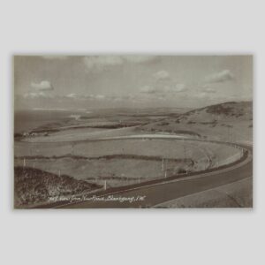 The View from New Road, Blackgang, Isle of Wight (c.1930s Real Photo Postcard | Judges 10578)