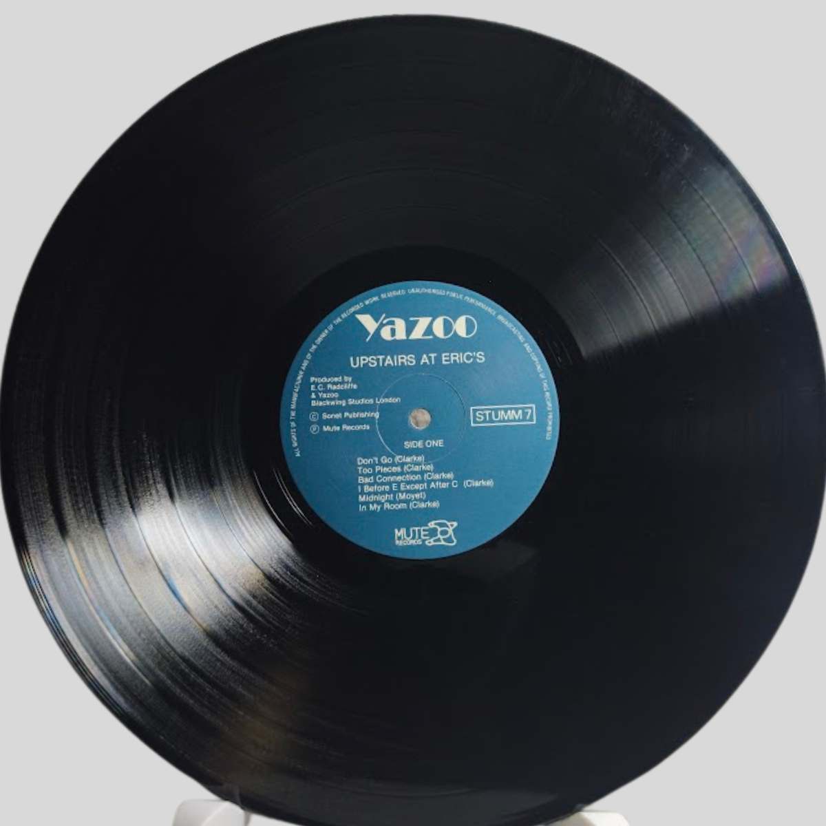 Yazoo Upstairs at Eric’s 1982 UK Vinyl LP Side One