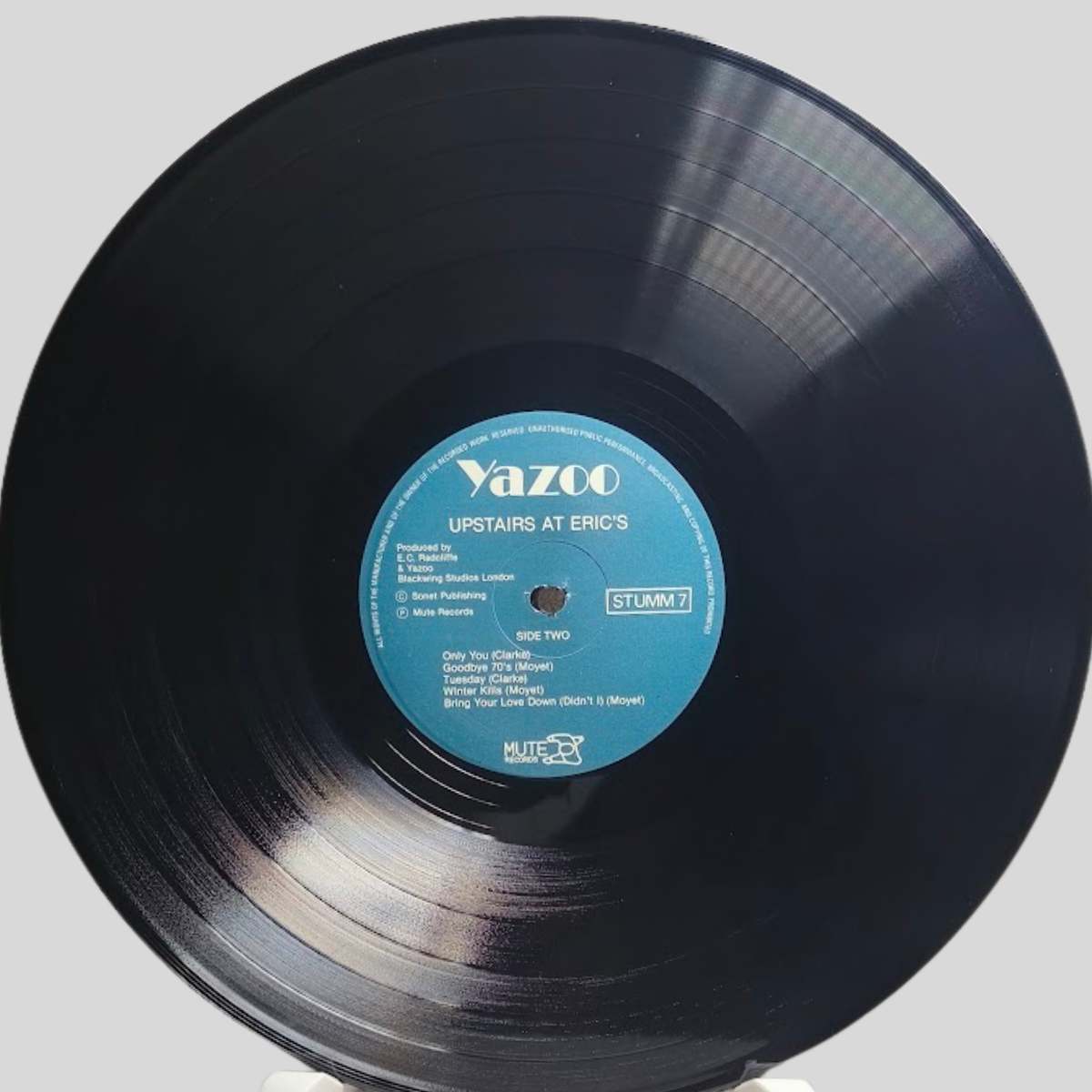 Yazoo Upstairs at Eric’s 1982 UK Vinyl LP Side Two