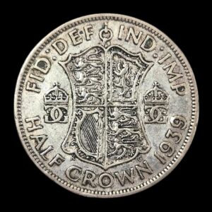 1939 George VI Silver Half Crown Reverse