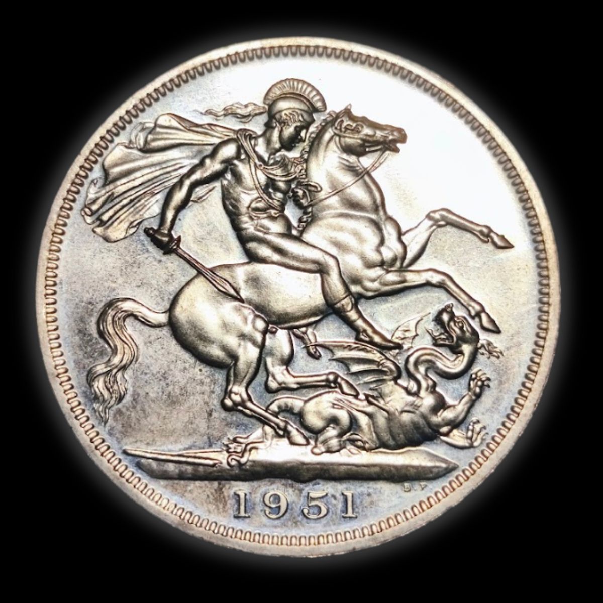 1951 Festival of Britain Five Shillings Crown