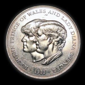 1981 Prince Charles & Lady Diana Royal Wedding £5 Coin