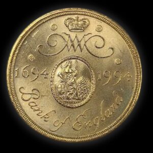 1994 Bank of England £2 Coin – Tercentenary Commemorative – Queen Elizabeth II