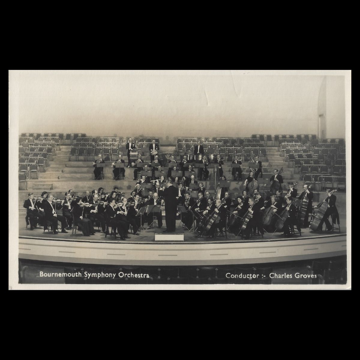 Bournemouth Symphony Orchestra in Concert (c.1950s Real Photo Postcard)