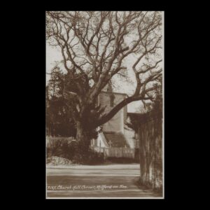 Church Hill Corner, Milford-on-Sea (c.1920s–1930s) | Real Photo Postcard