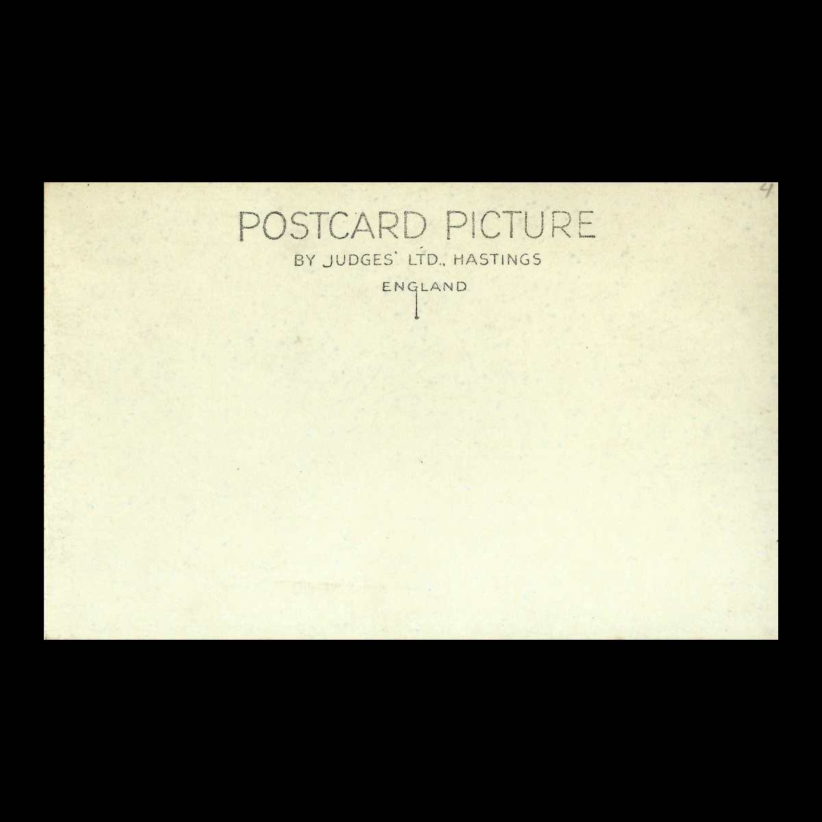 Freshwater Bay, Tennysons Farm, Isle of Wight (c.1920s–30s) | Judges Real Photo Postcard Reverse