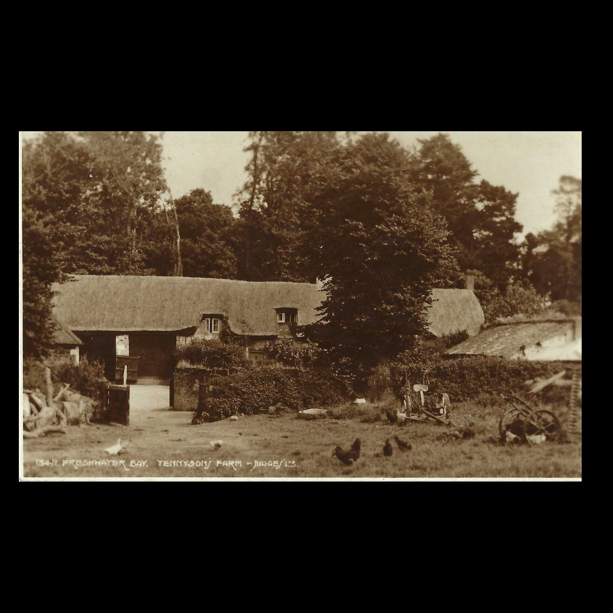 Freshwater Bay, Tennysons Farm, Isle of Wight (c.1920s–30s) | Judges Real Photo Postcard