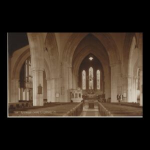 Interior of Ringwood Church (c.1920s–1930s) | Real Photo Postcard