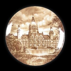 Kaiser Porzellan Heimat Teller Hannover Neues Rathaus Collector Plate