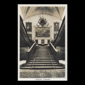 Longleat – Staircase (c.1930s–1940s British Real Photo Postcard)