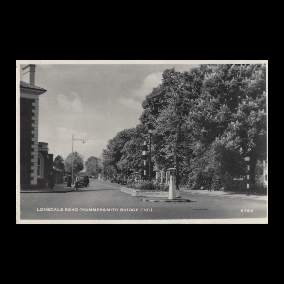 Lonsdale Road (Hammersmith Bridge End), London (c.1920s–1930s Real Photo Postcard)
