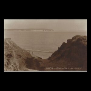 The View of Isle of Wight from Milford-on-Sea, Hampshire (c.1930s–40s) – Judges Real Photo Postcard