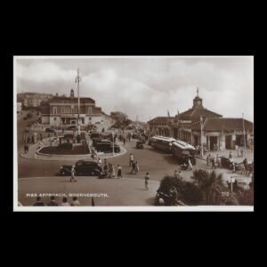 Pier Approach, Bournemouth (c.1930s–1940s Real Photo Postcard)