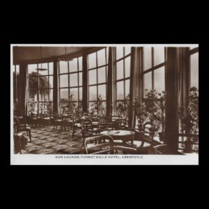 Sun Lounge Forest Hills Hotel, Aberfoyle Real Photo Postcard