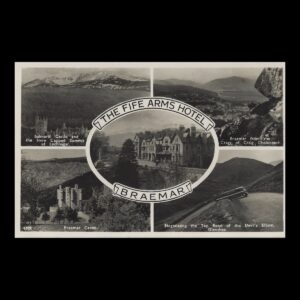 Braemar, Aberdeenshire – The Fife Arms Hotel & Highland Views (c.1950s) | Valentine’s Real Photo Postcard