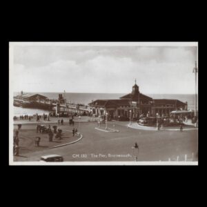 The Pier, Bournemouth (c.1920s–1930s) | Real Photo Postcard