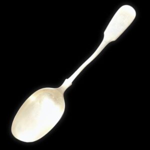 Victorian Sheffield Sterling Silver Dessert Spoon