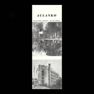 Aulanko – Finnish Hotel & Nature Resort Matchbook Sleeve (c.1950s–60s)