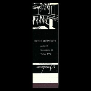 Hotelli Seurahuone, Jyväskylä – Finnish Hotel Matchbook Sleeve (c.1950s–60s)