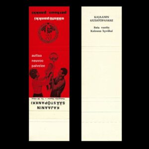 Kajaanin Säästöpankki – Finnish Savings Bank Centennial Matchbook Sleeve (c.1970s)