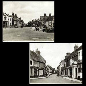 Ringwood Snapshots Real Photo Album The Marketplace and Southampton Street 1930s/40s