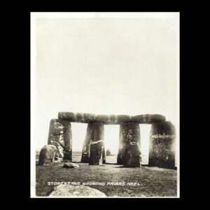 Salisbury Valentines Snapshot Album Stonehenge showing Friars Heel
