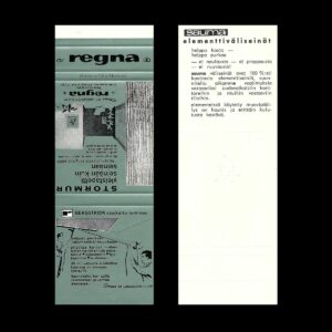 Sauma Elementtiväliseinät – Finnish Modular Wall Advertising Matchbook (c.1960s)